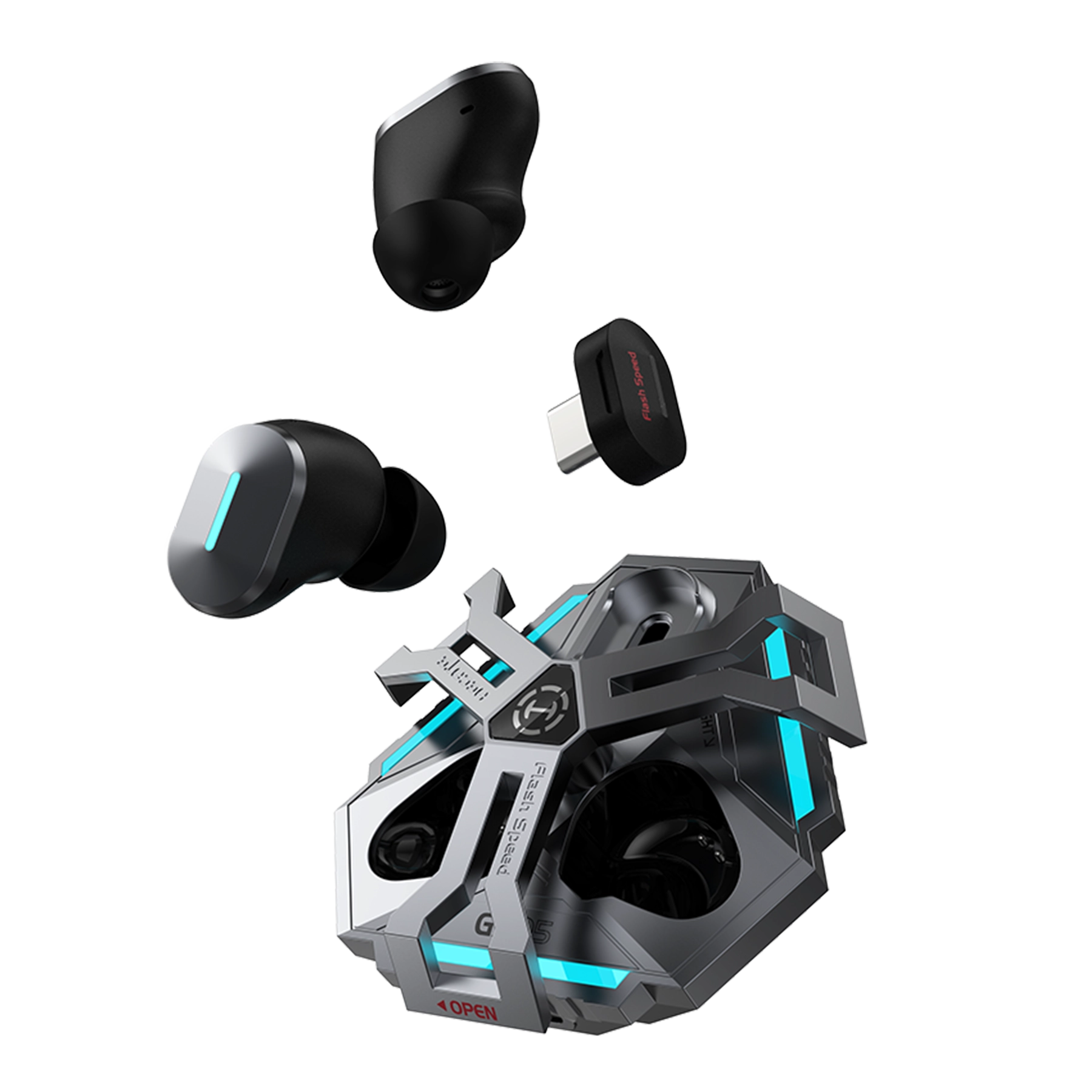 GX05 Wireless Earbuds Product Pictures black